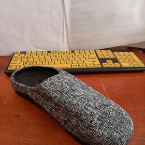 ERGOfoot Orthotic Slippers With Arch Support For Pain Relief Sz USWM13/MN11 EU45